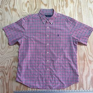 ralph lauren short sleeve button down shirt Size XL